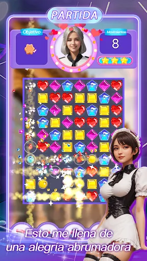 Jewels Match - Fantasy Girls | juego | XWorld
