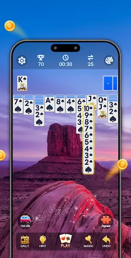 Spider Solitaire, Large Cards | Permainan | XWorld