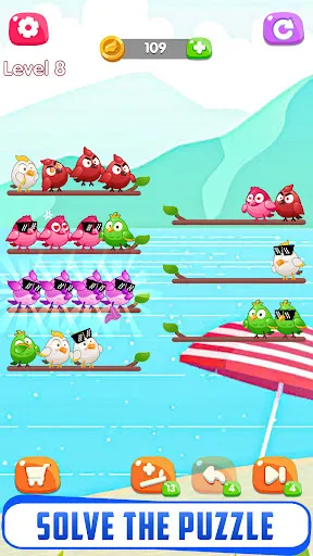 Bird Sorting Puzzle | Permainan | XWorld