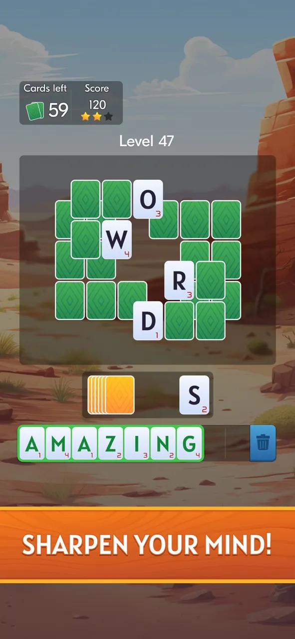 Слова из Карт: Солитер | Jogos | XWorld
