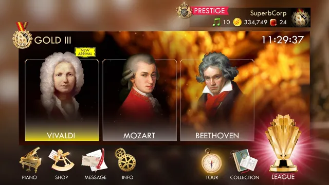 Pianista | Permainan | XWorld