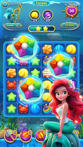 Sea creatures - Match 3 game | 游戏 | XWorld