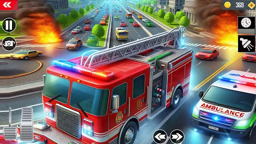 Fire Truck Rescue Simulator 3D | Permainan | XWorld