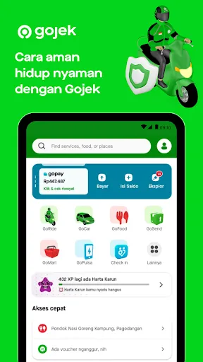 Gojek - Transportasi & Makanan | Permainan | XWorld