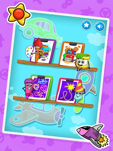 Buku mewarna: Pengangkutan | Permainan | XWorld