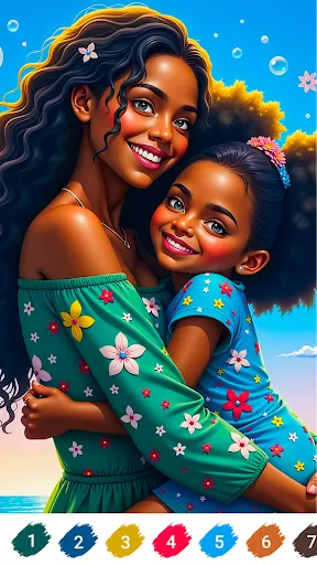 Melanin Poppin Color by Number | 游戏 | XWorld