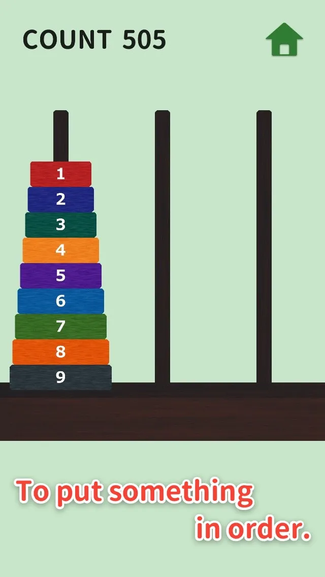 Tower of Hanoi - online puzzle | 游戏 | XWorld