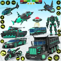 XWorld | Dragon Robot Police Car Games