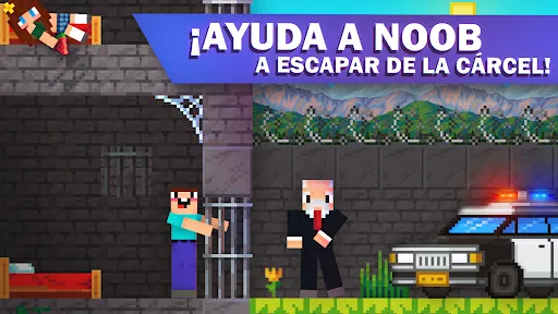 Noob Miner:Escapa de la cárcel | juego | XWorld