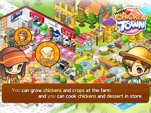 Happy Chicken Town (Farm & Res | Permainan | XWorld