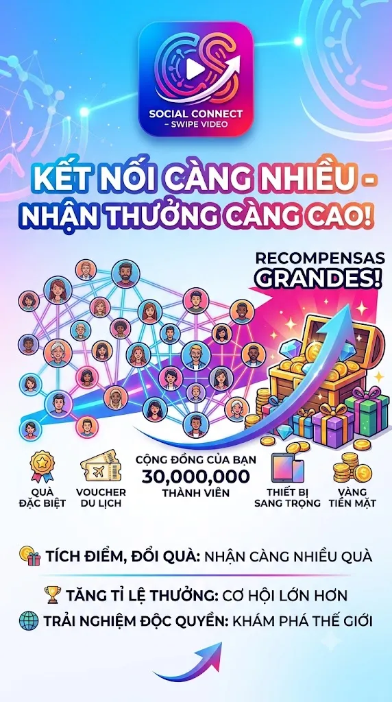 Multi-Step | Social Connect – Swipe Video | Games | XWorld