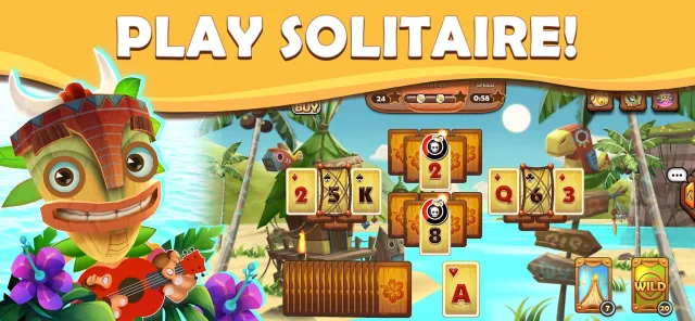 Tiki Solitaire TriPeaks | Permainan | XWorld