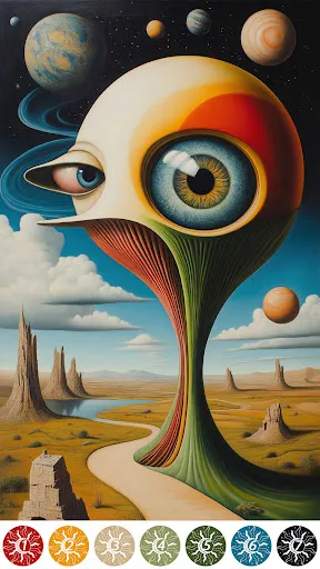 Surreal Color Paint By Number | Permainan | XWorld Surreal Color Paint By Number | Permainan | XWorld