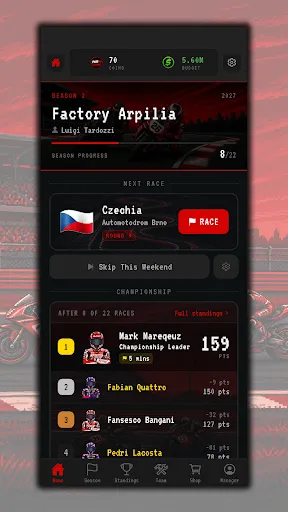 Moto Racing Manager GP | Permainan | XWorld