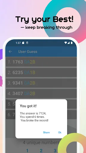 1A2B (a game like Mastermind) | Permainan | XWorld