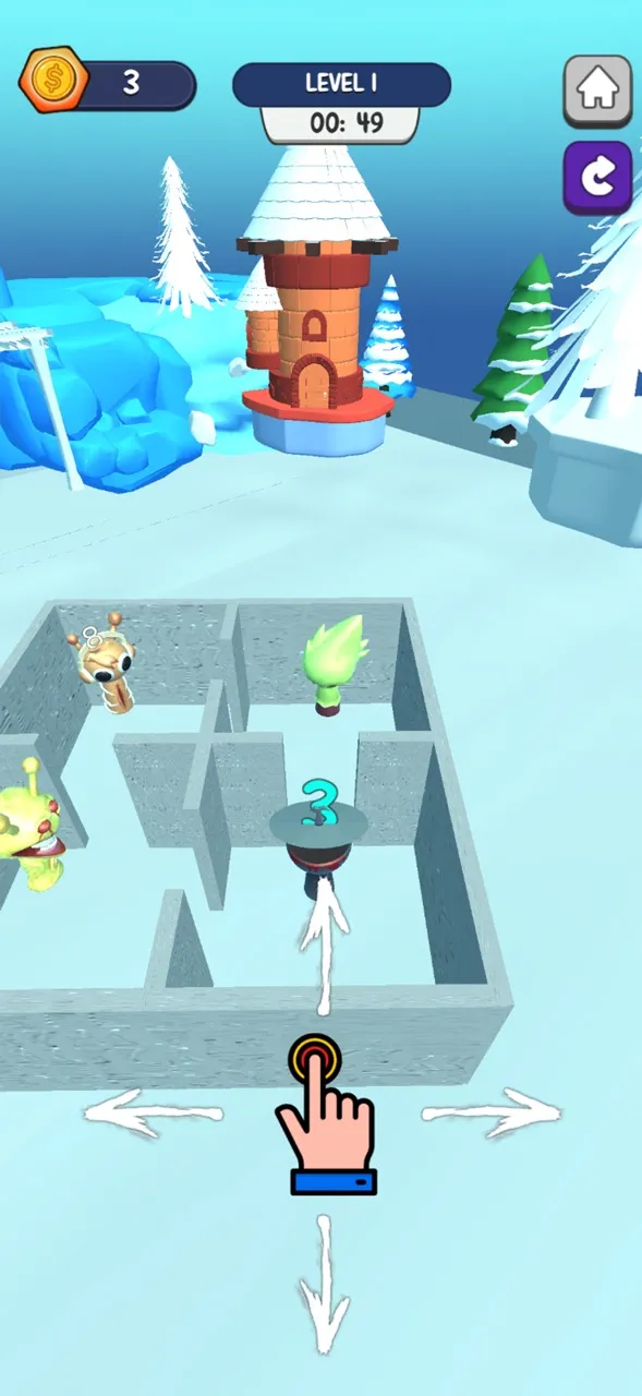 Cool As ice Rhythm Maze | Permainan | XWorld