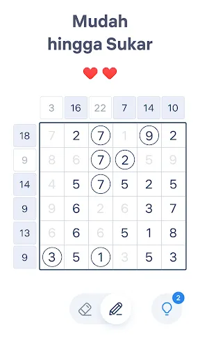 Number Sums - Teka-teki angka | Permainan | XWorld