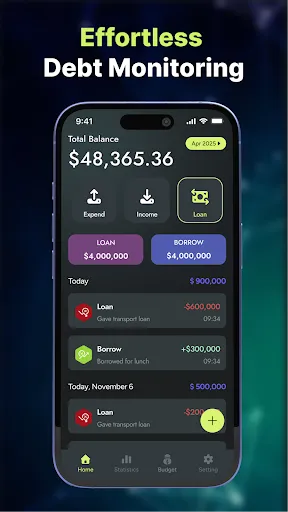 Budget Tracker - Loan Manager | Permainan | XWorld