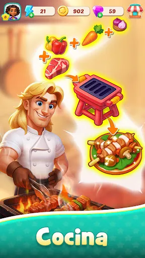 Foodstars: Combina y Cocina | juego | XWorld