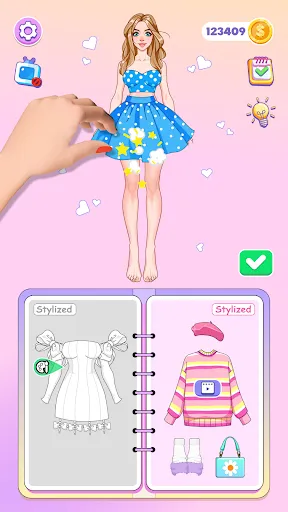 Coloring Crafts: Paper Dolls | เกม | XWorld