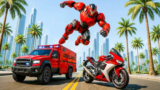 Mech Robot Transform Robot Car | Permainan | XWorld