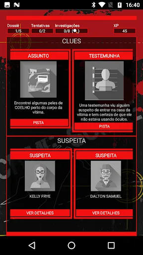 Detetive CrimeBot investigação | Jogos | XWorld