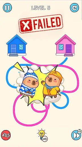 Capybara Rush: Draw To Home | Games | XWorld