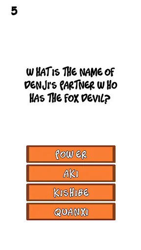 Chainsaw Man Quiz | Games | XWorld