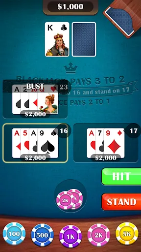 Blackjack 21: casino card game | juego | XWorld