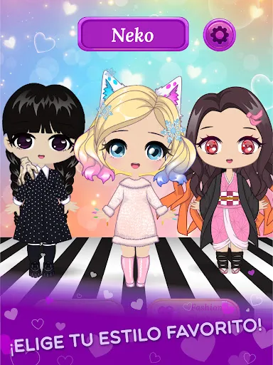 Chibi Vestir Salón de Belleza | juego | XWorld