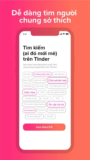 Tinder - kết bạn và hẹn hò | Games | XWorld