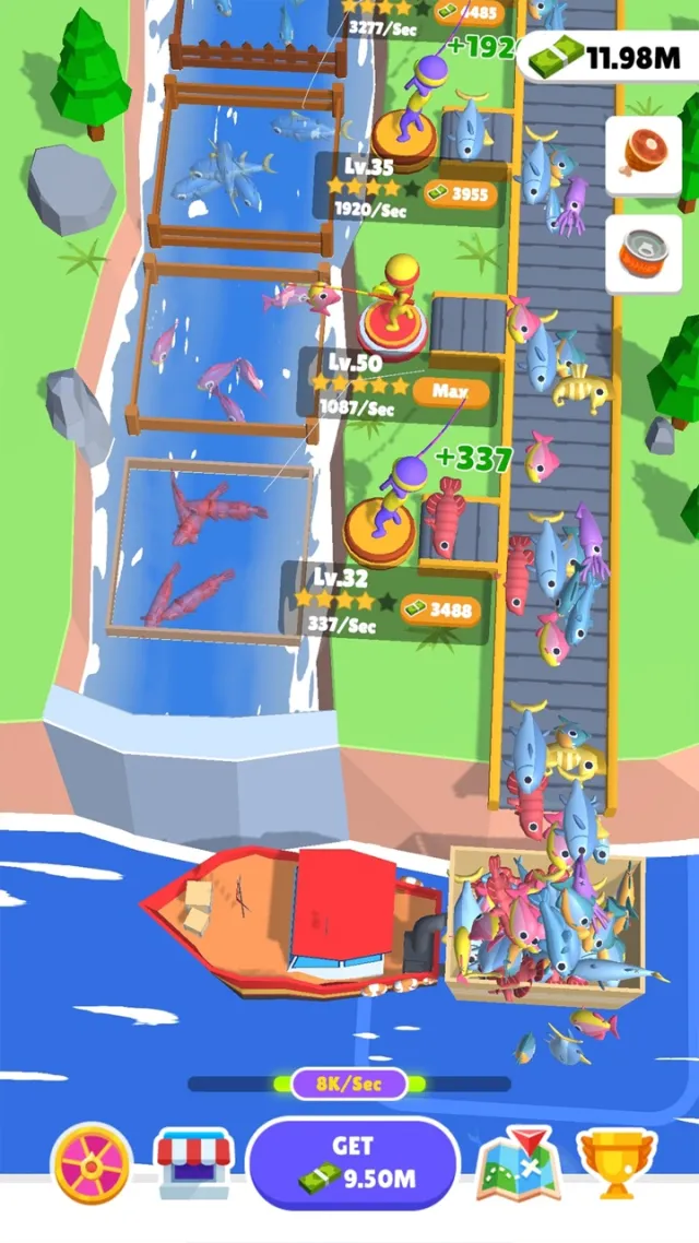 Funny Fishery Tycoon Idle | Permainan | XWorld