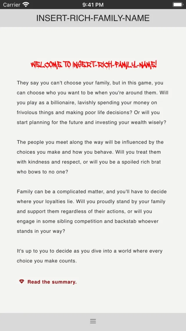 Insert-Rich-Family-Name | เกม | XWorld
