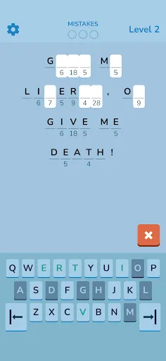 Code Crackle - Cryptogram game | Jogos | XWorld Code Crackle - Cryptogram game | Jogos | XWorld