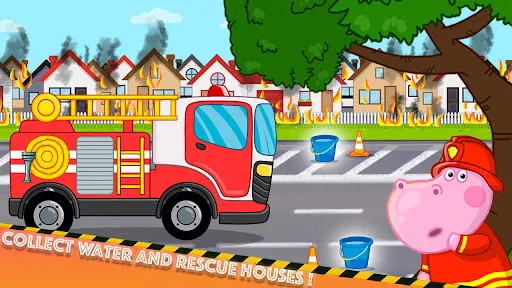 Fireman Hippo: City Hero | Games | XWorld