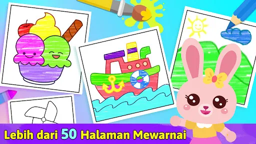 Buku Mewarnai: Anak Menggambar | Permainan | XWorld Buku Mewarnai: Anak Menggambar | Permainan | XWorld