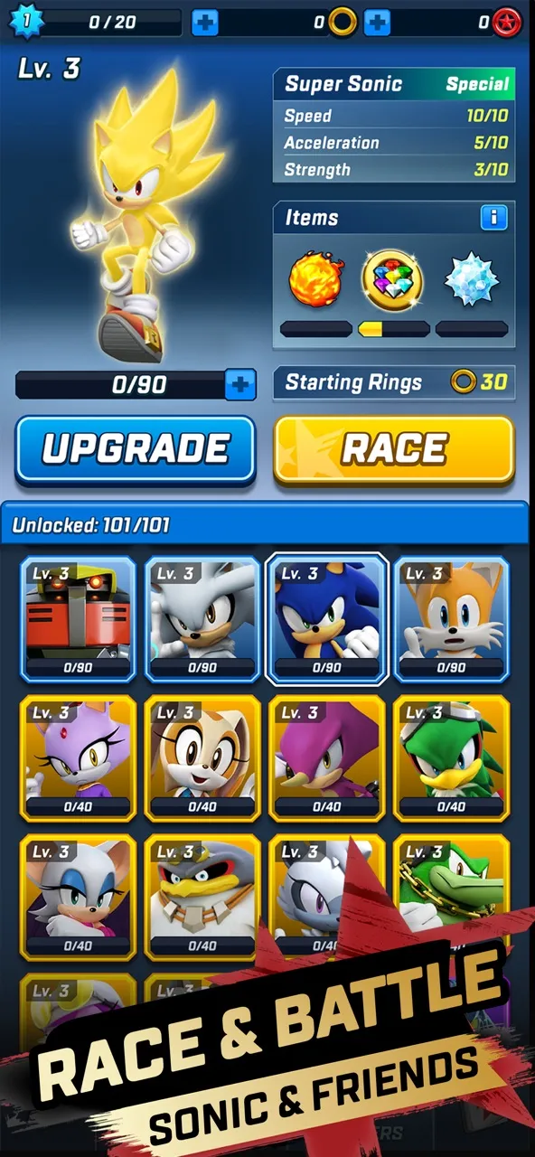 Sonic Forces: 3D Battle Runner | 游戏 | XWorld