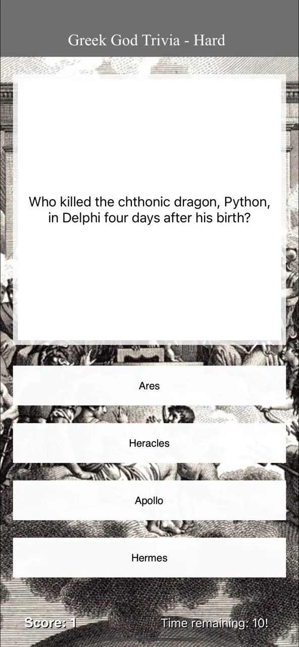 Greek God Trivia | เกม | XWorld