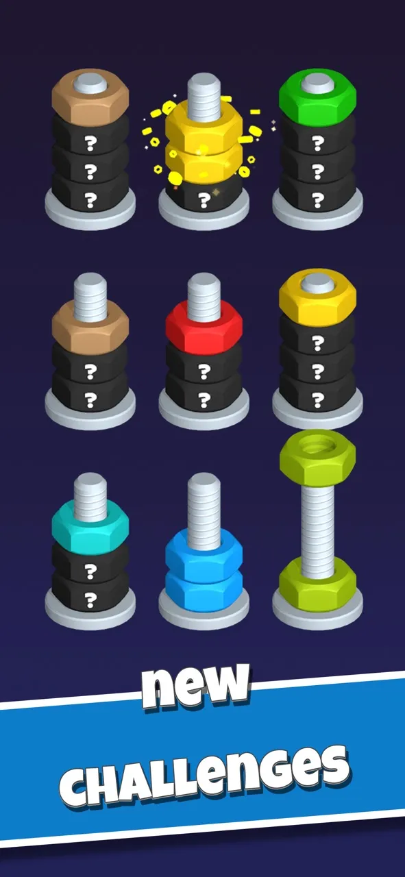 Nut Sort-Color Puzzle Games | Permainan | XWorld