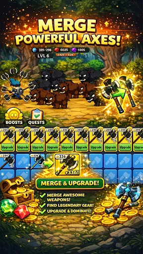 Axe Adventure: Merge RPG | Games | XWorld