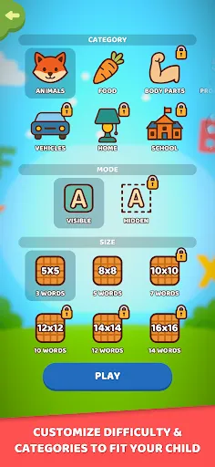 Word Search for Kids | Games | XWorld