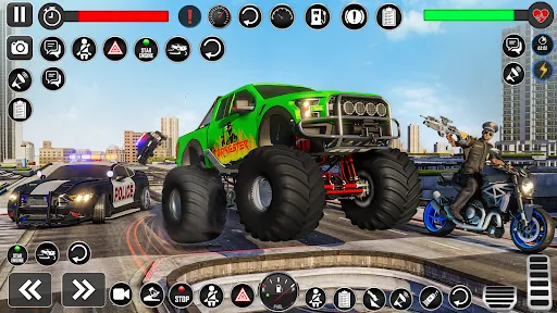 Gangster City Monster Truck 3D | Games | XWorld