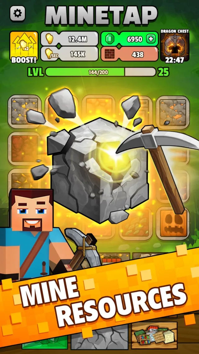 Minetap: Merge-Idle RPG | Games | XWorld