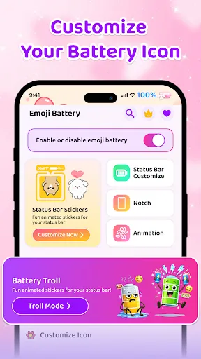 Emoji Battery Icon Customize | 游戏 | XWorld