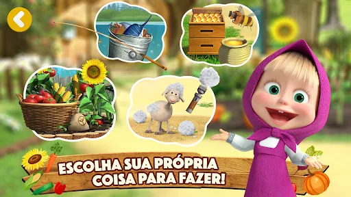 Masha e o Urso: Fazenda Verde! | Jogos | XWorld