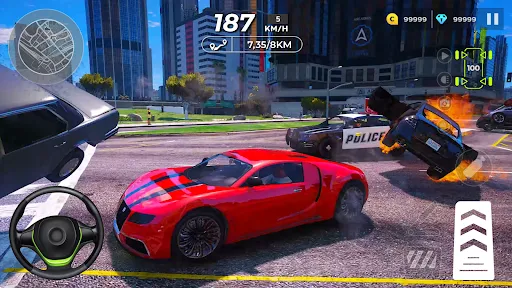 Street Racing Car: Night Vegas | 游戏 | XWorld