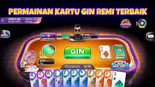 Gin Rummy Stars - Main Kartu | Permainan | XWorld