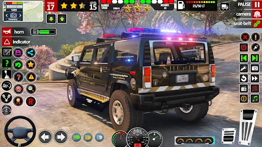 Police Car Driving School Car | juego | XWorld