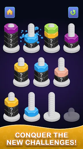 Nuts & Bolts - Color Sort Game | Игры | XWorld