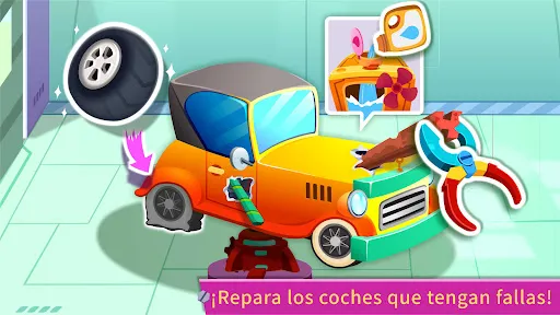 Taller mecánico Pequeño Panda | juego | XWorld Taller mecánico Pequeño Panda | juego | XWorld